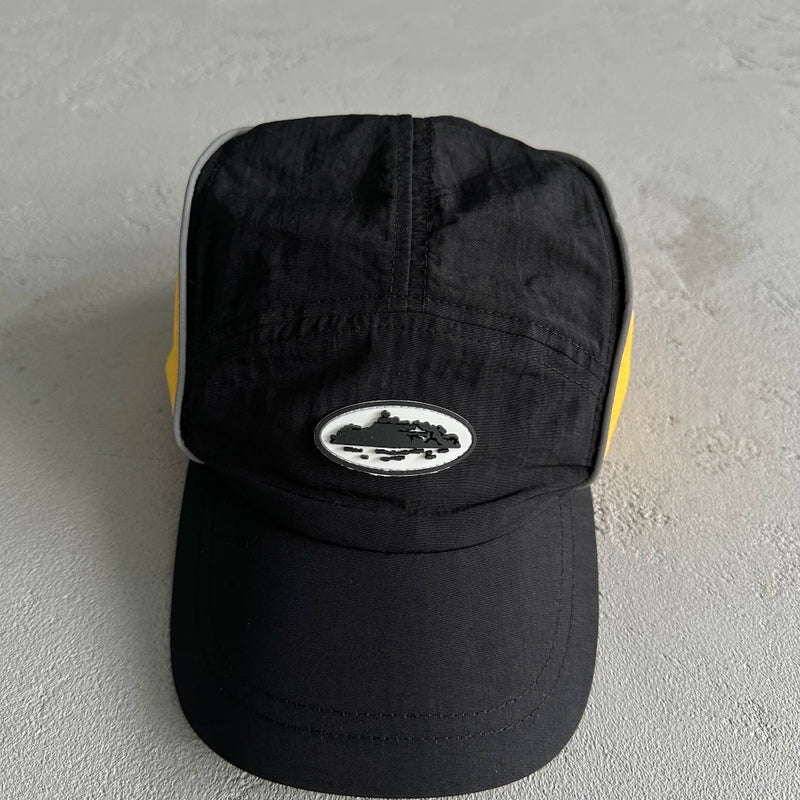 Boné Corteiz Spring "Preto/Amarelo"