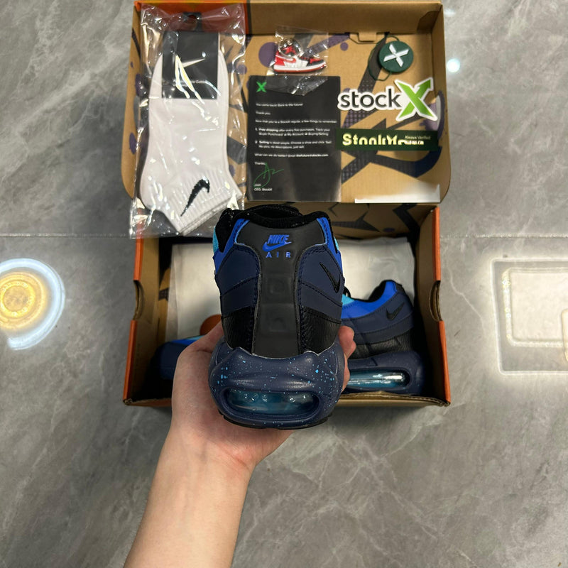 Stash x Nike Air Max 95 Black and Harbor Blue