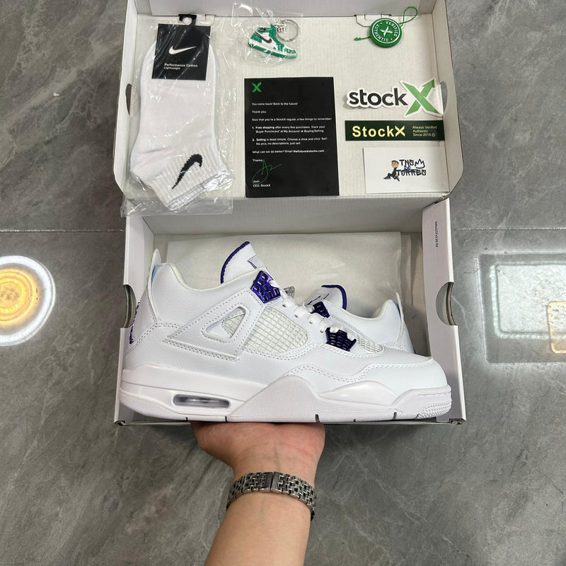 Nike Air Jordan 4 Retro 'Purple Metallic'