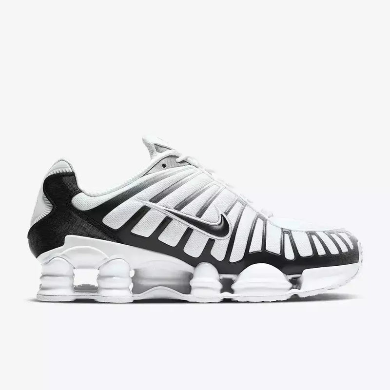 𝙉𝙄𝙆𝙀 𝙎𝙃𝙊𝙓 𝟭𝟮 𝙈𝙊𝙇𝘼𝙎 TL "White Metallic Platinum Black"