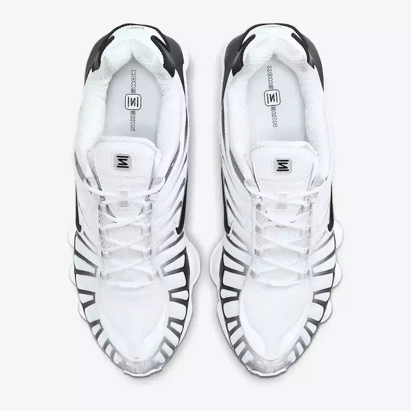 𝙉𝙄𝙆𝙀 𝙎𝙃𝙊𝙓 𝟭𝟮 𝙈𝙊𝙇𝘼𝙎 TL "White Metallic Platinum Black"