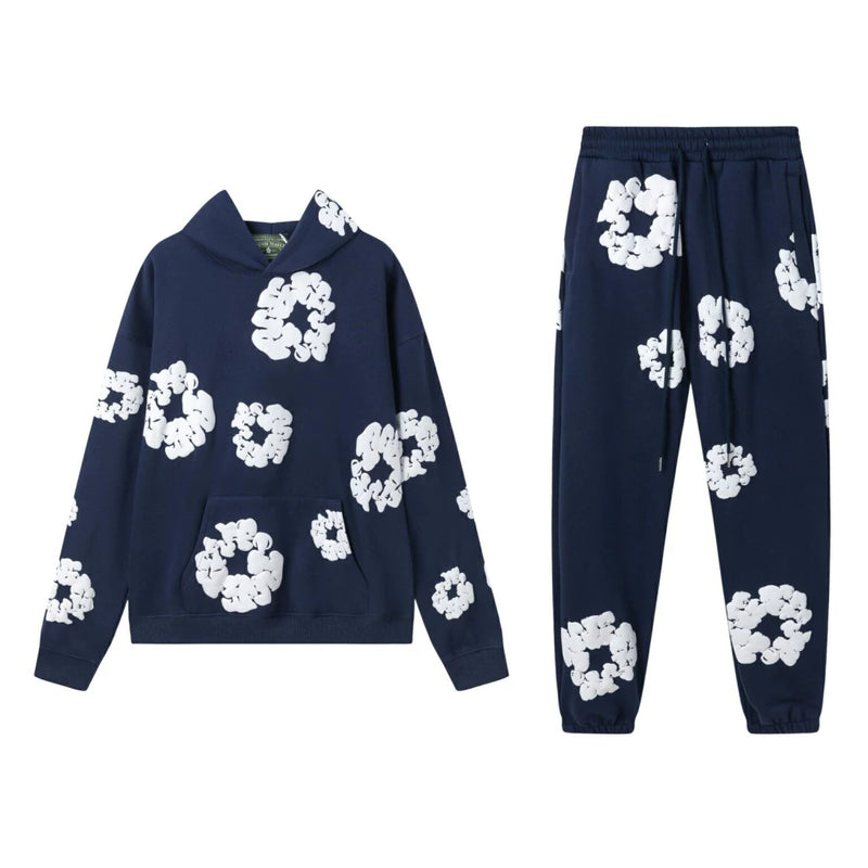Conjunto Denim Tears The Cotton Wreath "Blue Marine"